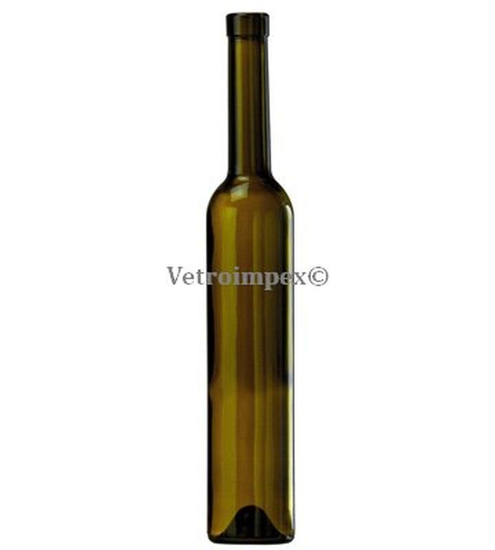 500ml Bordolese Extra antik zöld üvegpalack - pálinkás üveg