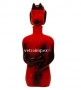 500ml Ördög piros-fekete üvegpalack