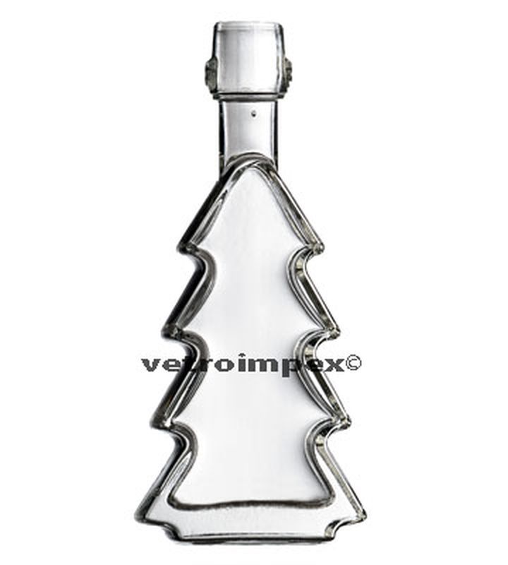 40ml Karácsonyfa üvegpalack
