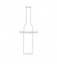 40ml Collo Cilindro /Platina/ üvegpalack - pálinkás üveg