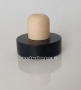 T-dugó fa-fekete-PE sima - 19,0mm /39,5×13/