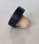 T-dugó fa-fekete-PE sima - 19,0mm /39,5×13/